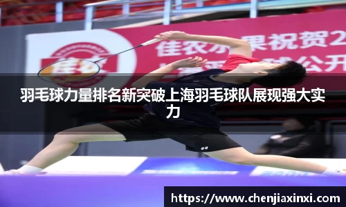 羽毛球力量排名新突破上海羽毛球队展现强大实力